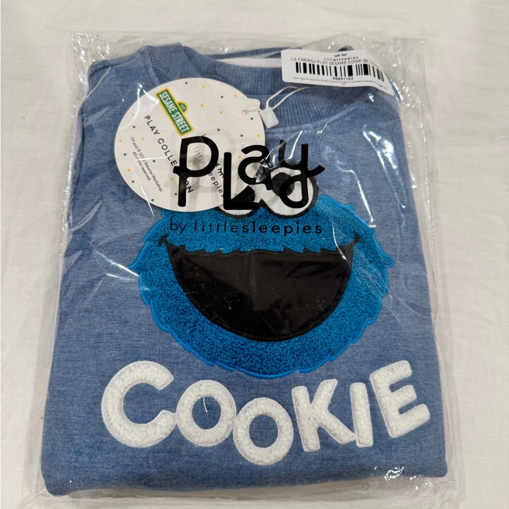 Little Sleepies Cookie Monster Play Collection Set 2T Sesame Street